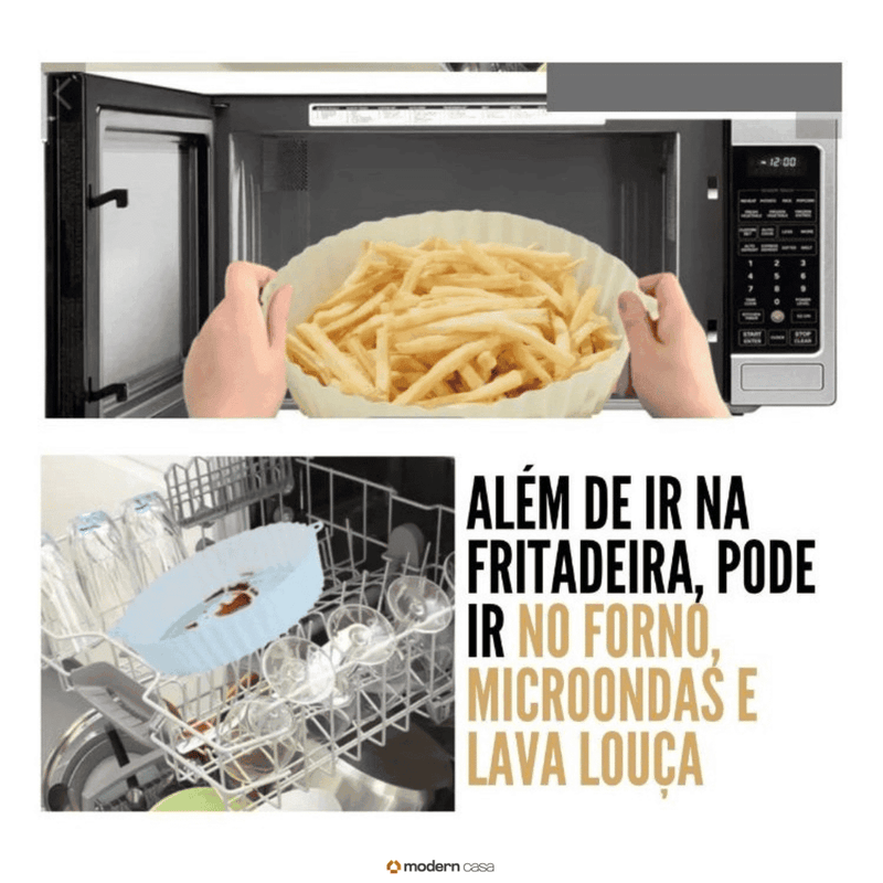 Forma de Silicone para AirFryer - Compre 1 Leve 2