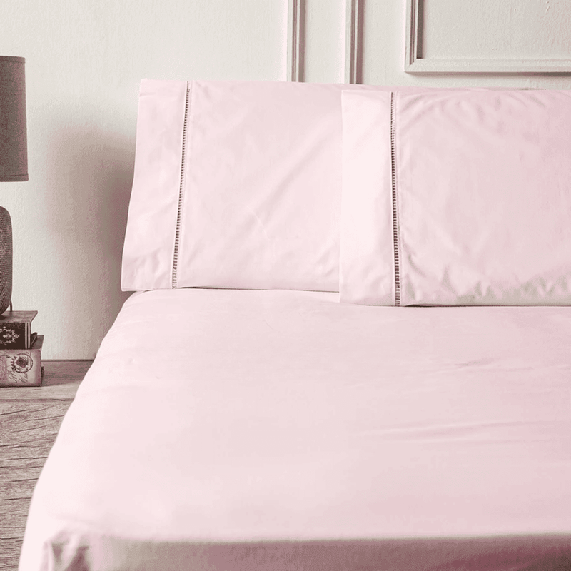 Jogo de Lençol 400 Fios Micro Percal Ponto Palito