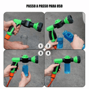Pistola D'água de Alta Pressão de Espuma 8 em 1