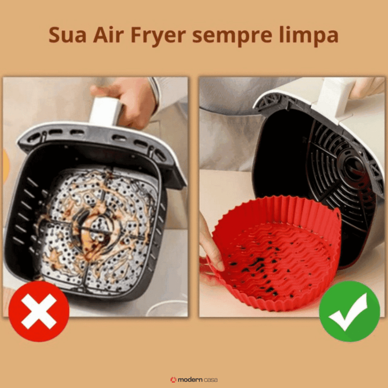 Forma de Silicone para AirFryer - Compre 1 Leve 2