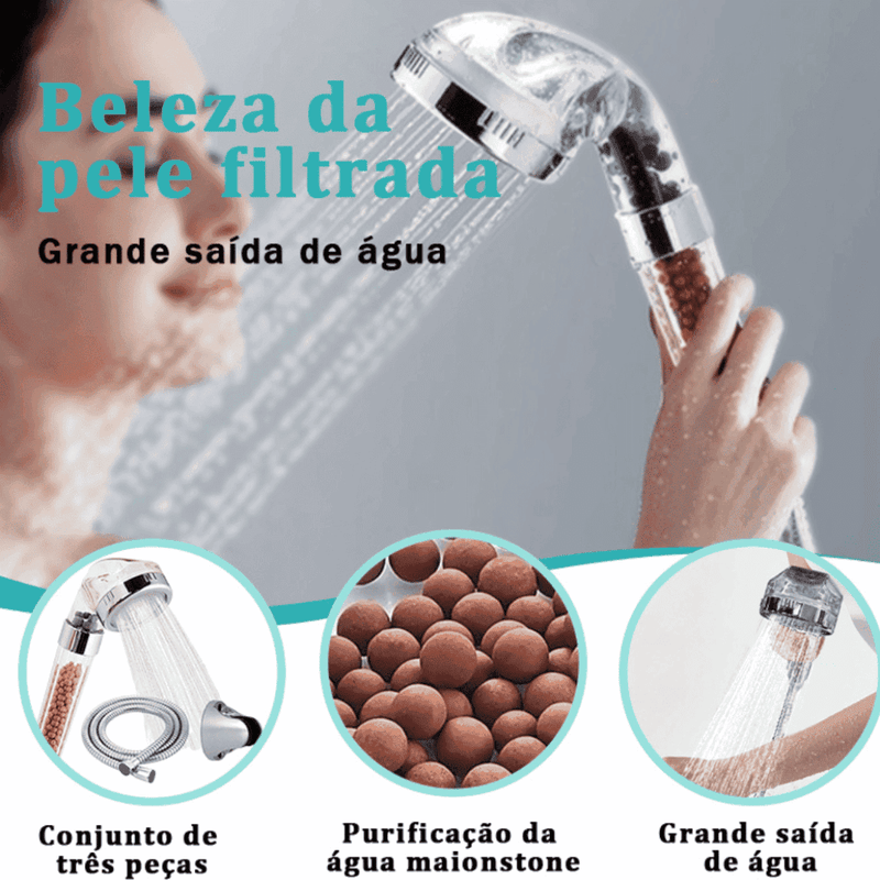 Ducha de Alta Pressão com Filtragem Iônica