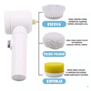 Escova de Limpeza Elétrica Multifuncional Turbo Clean