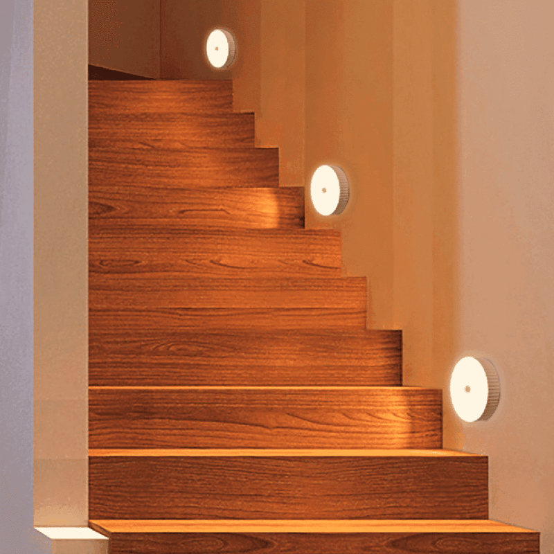 Luminária com Sensor de Movimento Led