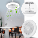 Luminária Com Ventilador e Luz De Teto Com Controle
