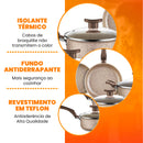 Jogo De Panelas 10 Peças Bianco Antiaderente - Bianco