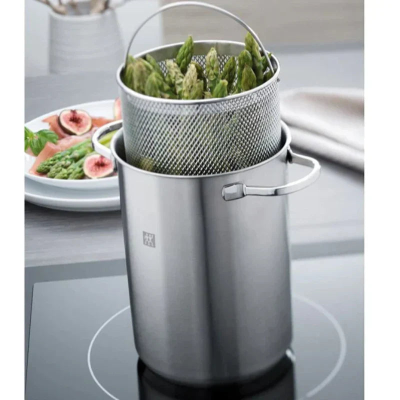 Panela para Espargos e Massa com Cesto