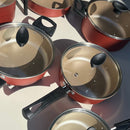 Jogo de Panelas Antiaderente 9 Peças - Cereja