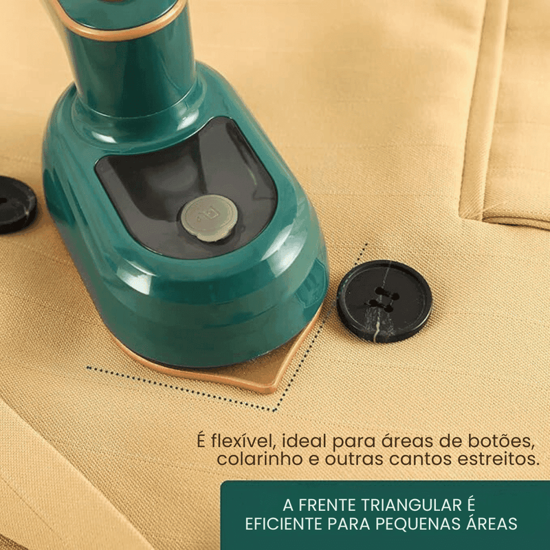 Mini Ferro de Passar Roupas a Vapor