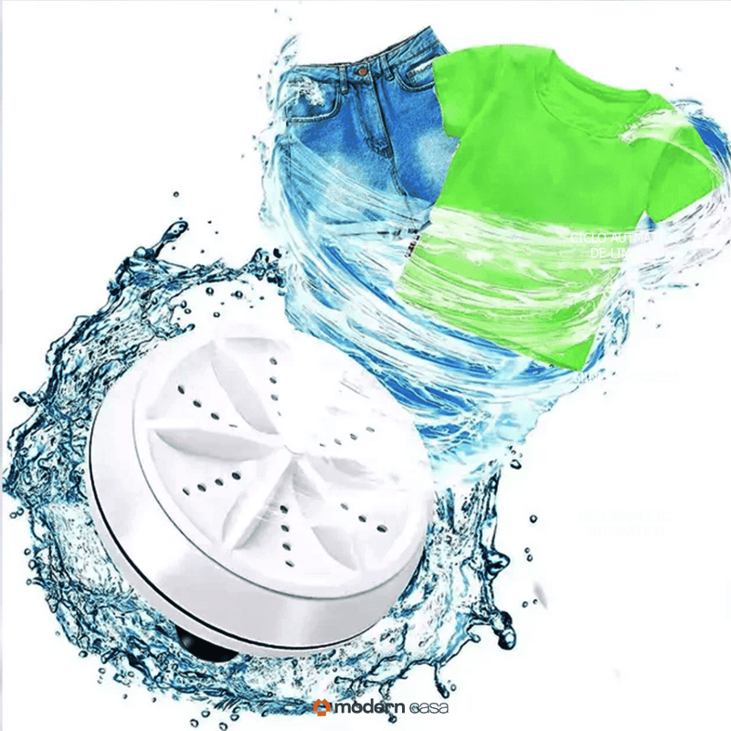 Mini Máquina de Lavar Portátil - SuperClean