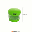 Cortador e Amassador de alho com armazenamento