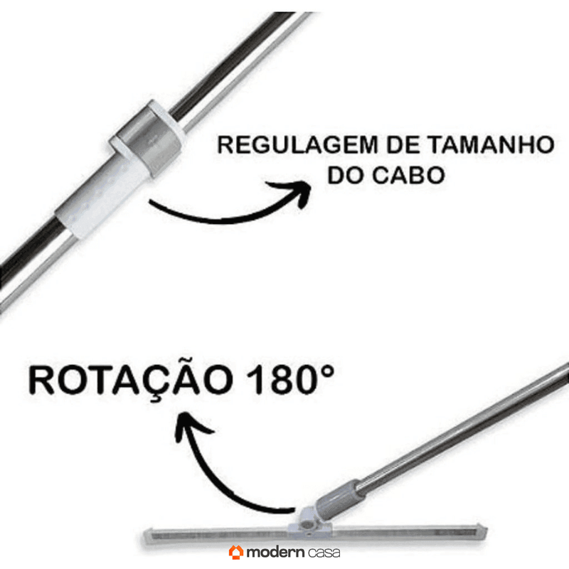 Rodo Mágico Dupla Função - Varre e Elimina Água