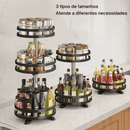 Organizador De Condimentos e Porta Temperos Rotativo