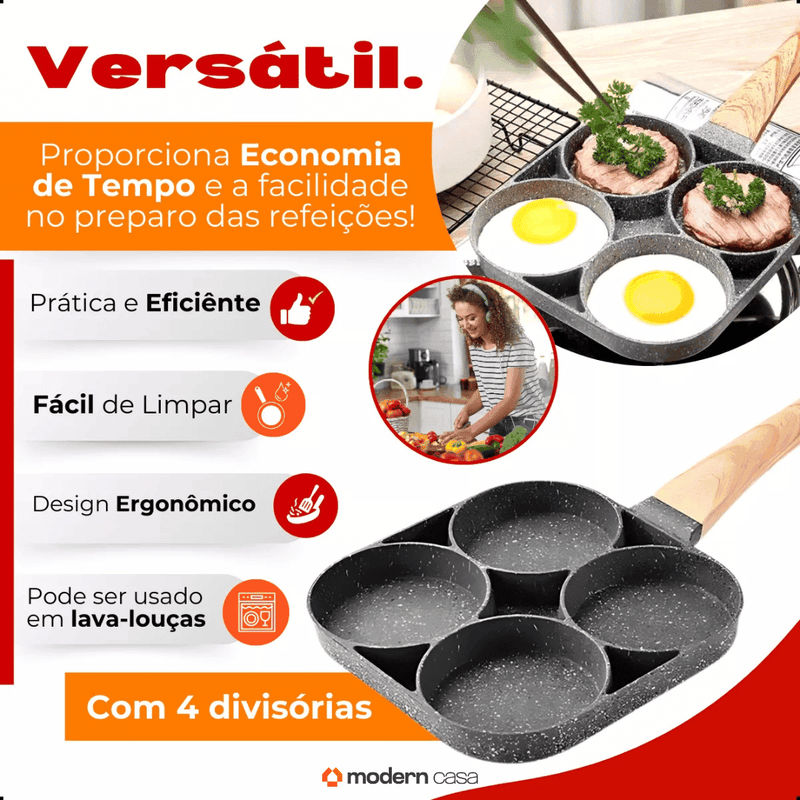 Frigideira Antiaderente 4 em 1