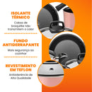 Jogo de Panelas Antiaderente 9 Peças - Rosé