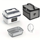 Lancheira Elétrica sem Fio Alimosty com Talheres de Brinde!