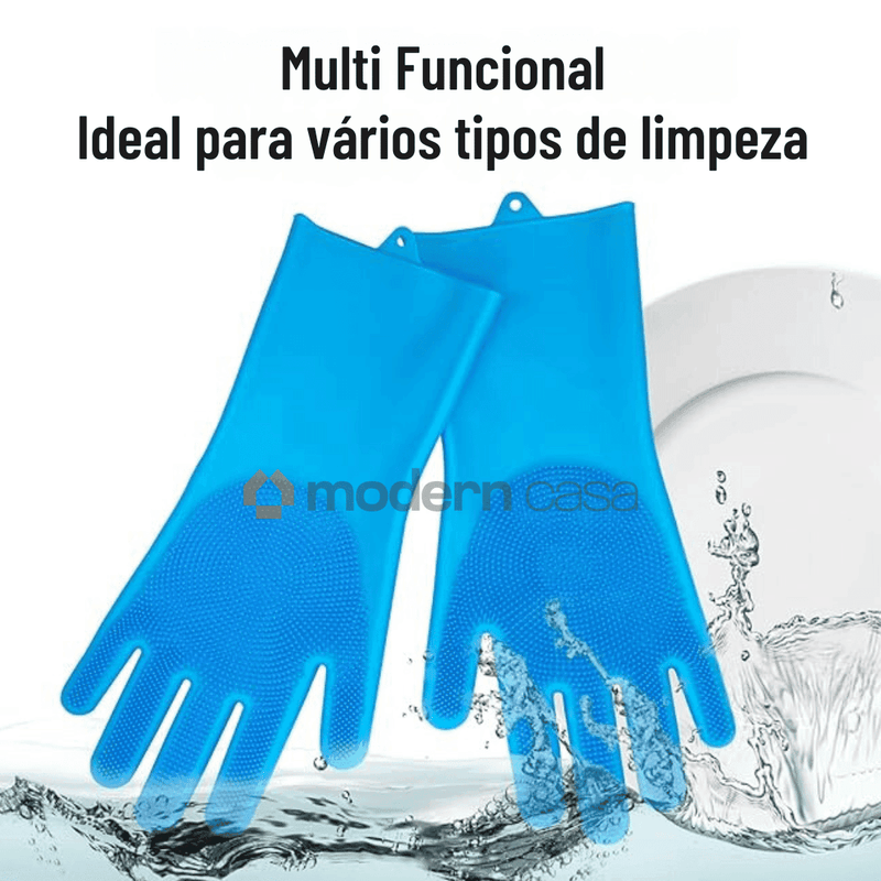 Luva de Limpeza em Silicone Multiuso