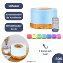 Aromatizador Umidificador Ultrassônico LED 7 Cores
