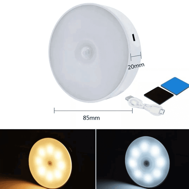 Luminária com Sensor de Movimento Led