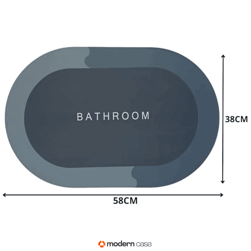 Tapete de Banho Absorvente Seca Rápido