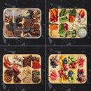 Bandeja de Petiscos C/ Tampa de Acrílico