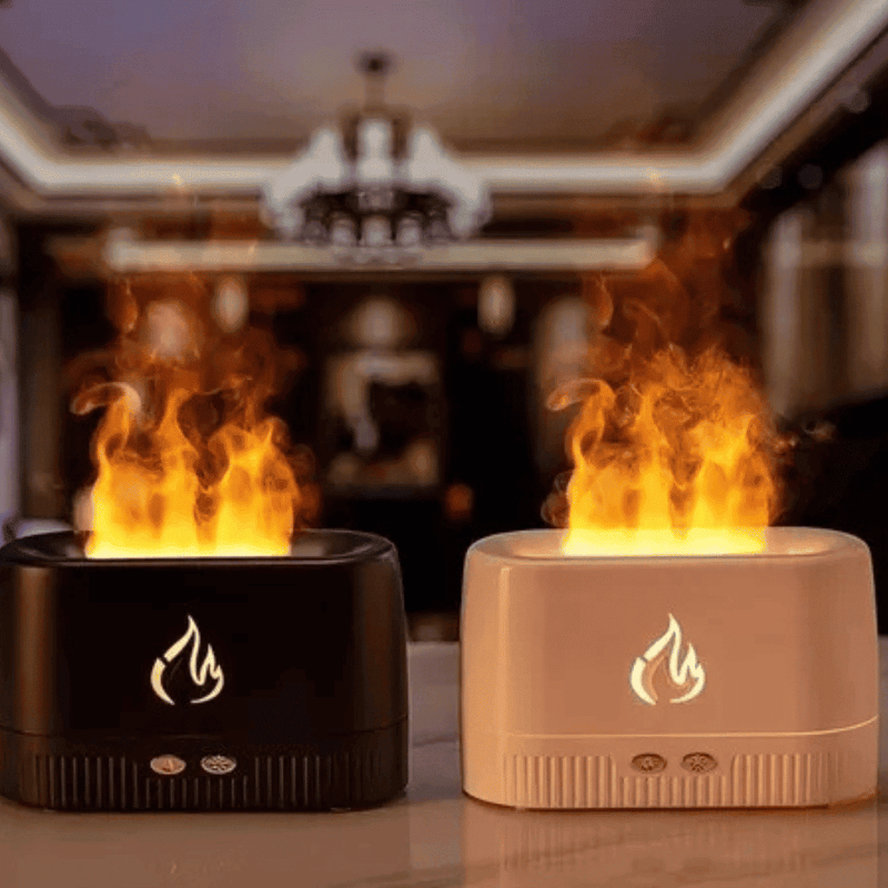 Difusor De Aromas Umidificador Lareira Aromaterapia