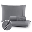 Jogo de Lençol 400 Fios Micro Percal Ponto Palito