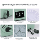 Mini Máquina de Lavar Portátil TurboClean