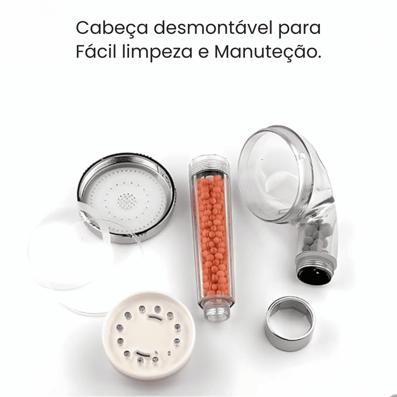 Ducha de Alta Pressão com Filtragem Iônica