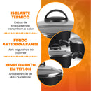 Jogo De Panelas 5 Peças Antiaderentes  - Preto