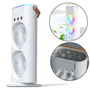 Umidificador Climatizador Portátil com Led 3 em 1