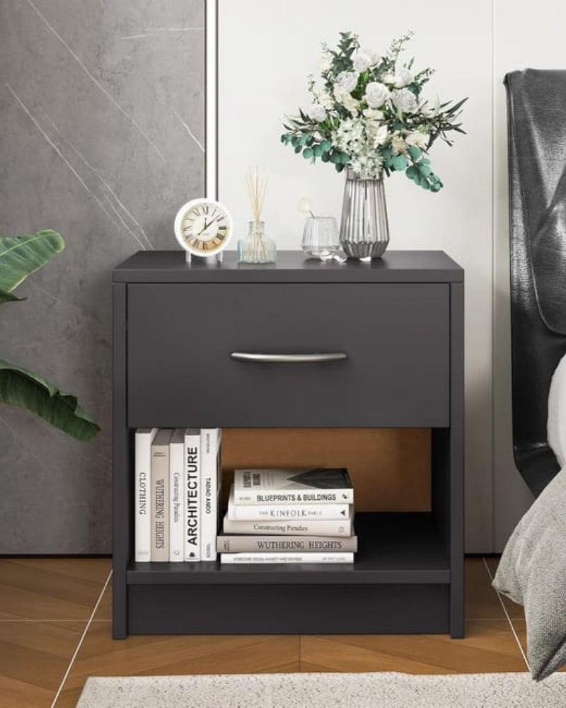 Mesa de Cabeceira C/ Compartimento Secreto e Trava de Segurança