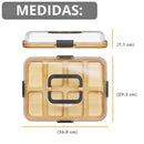 Bandeja de Petiscos C/ Tampa de Acrílico