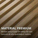 Papel de Parede 3D MyHouse Premium Texturizado 50cm x 50cm