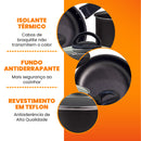 Jogo de Panelas Antiaderente 9 Peças - Preto