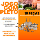 Jogo De Panelas 10 Peças Bianco Antiaderente - Bianco